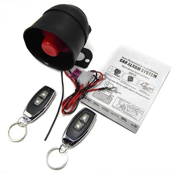 Car Alarm System with Remote and Loud Siren