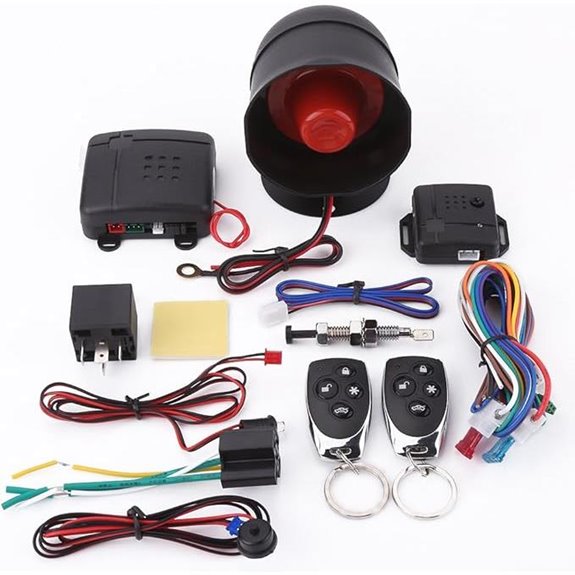 Universal Car Alarm Security System with Remote