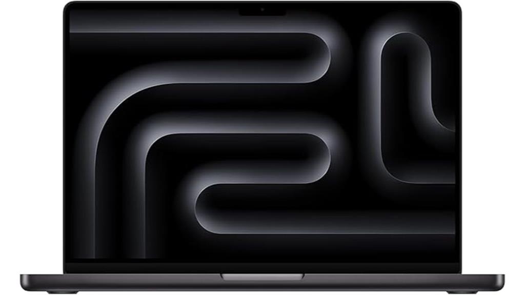 renewed space black macbook