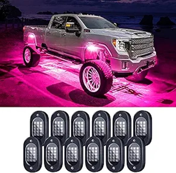 Honalia RGB Truck Rock Lights with APP Control