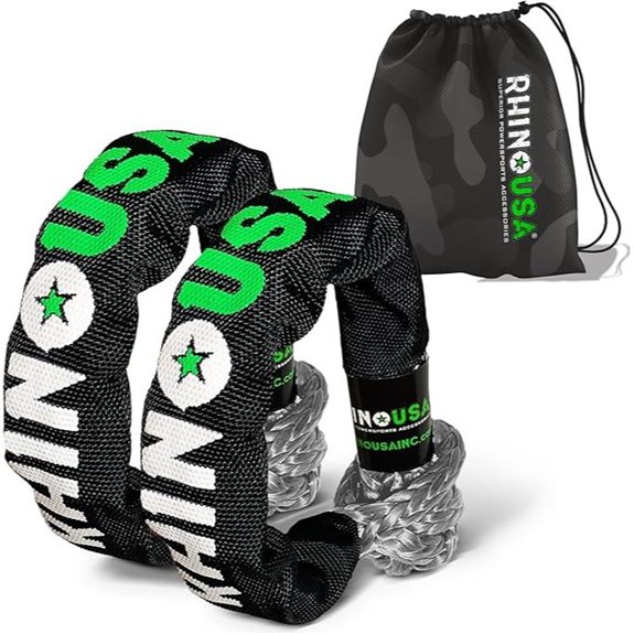 Rhino USA Soft Shackle Rope 2-Pack (3/8