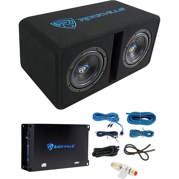 Rockville DK58 Car Subwoofer Enclosure & Amplifier Kit