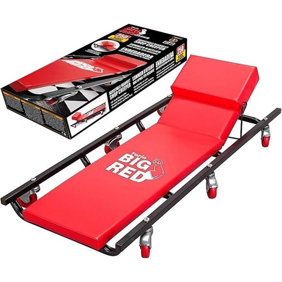 Torin 40 Rolling Garage Creeper with Headrest