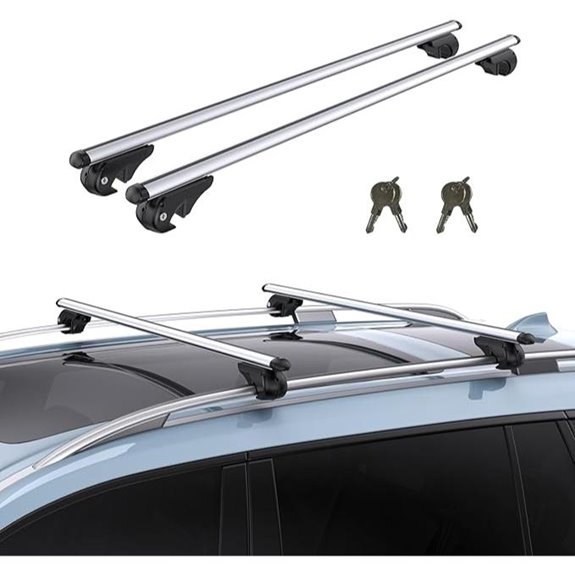 TANX Roof Rack Cross Bars with Anti-Theft Locks