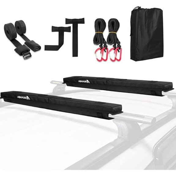 Abahub Roof Rack Pads with Straps and Accessories