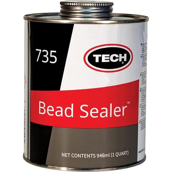 TECH Natural Rubber Sealer 1 Quart for Wheel Leak Prevention