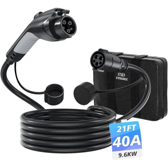 EV Charger Extension Cable for All SAE J1772 Chargers