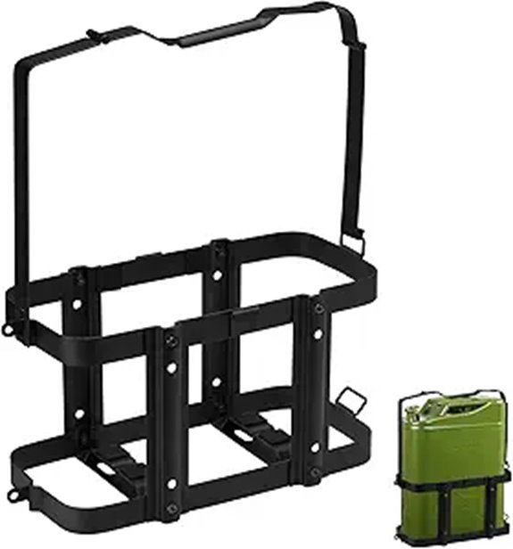 Mayouko Lockable Gas Can Holder Rack (5 Gallon)