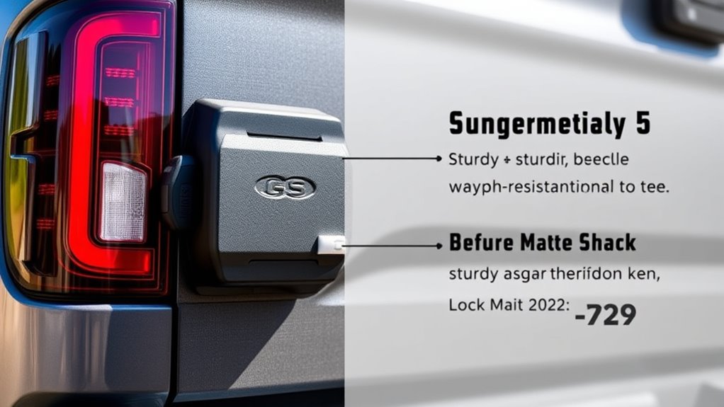 secure durable truck lock
