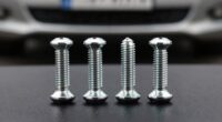 secure license plate screws