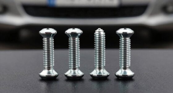 secure license plate screws