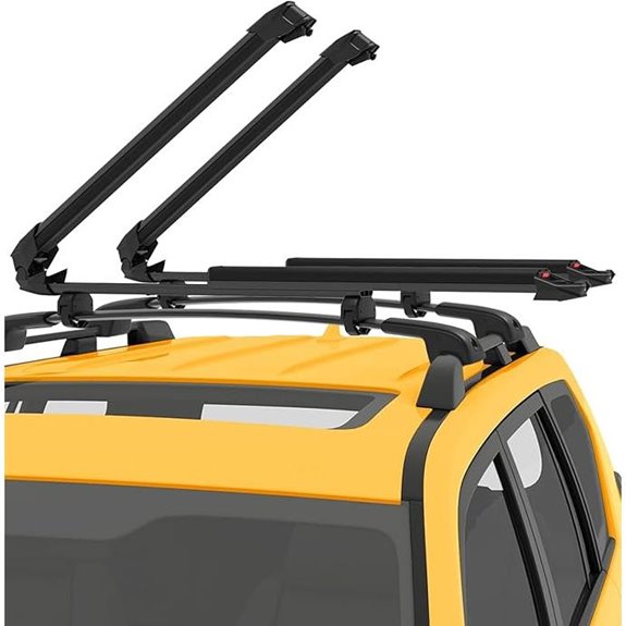Lockable Car Ski & Snowboard Rack with Sliding Feature
