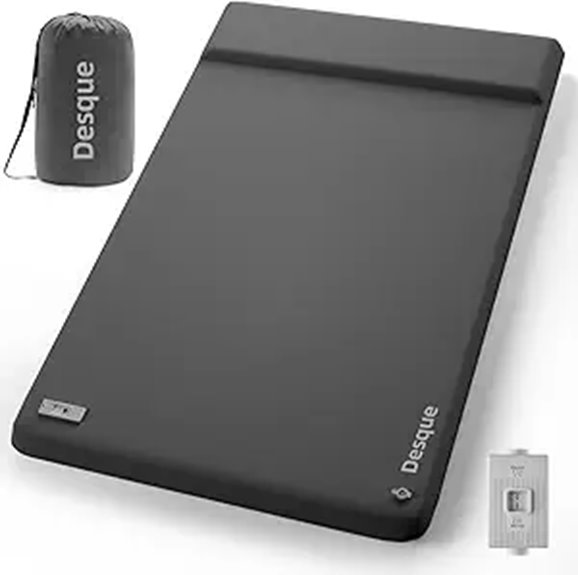 Self-Inflating Sleeping Pad with Built-in Electric Pump