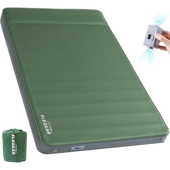 Elegear Self-Inflating Camping Sleeping Pad with Electric Pump