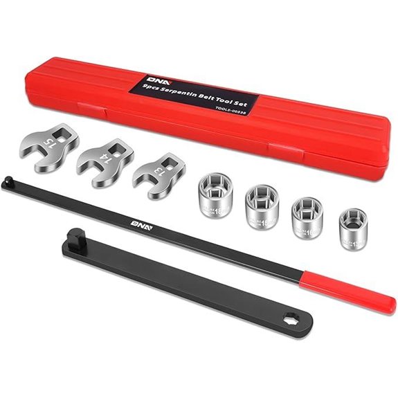DNA MOTORING Serpentine Belt Tool Set (9-Piece)