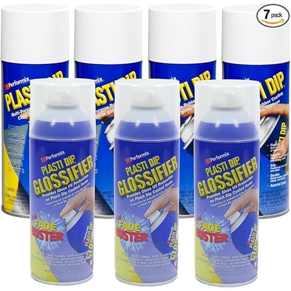 Bundle - 7 Pieces - Plasti Dip Gloss Wheel Kit - White