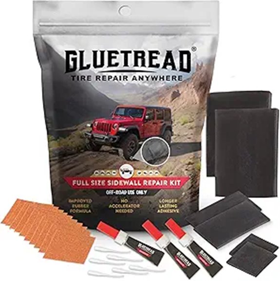 GlueTread 4x4 Sidewall Tire Repair Kit