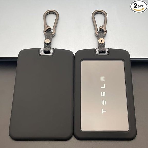 TANDRIVE 2-Pack Silicone Tesla & Rivian Key Holders