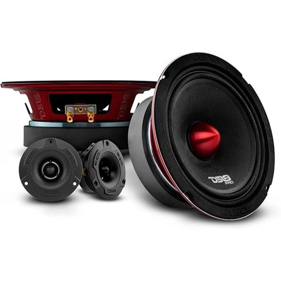 DS18 Car Speaker Package: 6.5 Mid 1 Tweeters