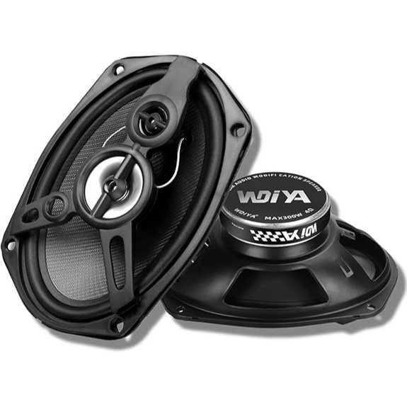 6-Inch Coaxial Car Speakers 300W 2-Pack