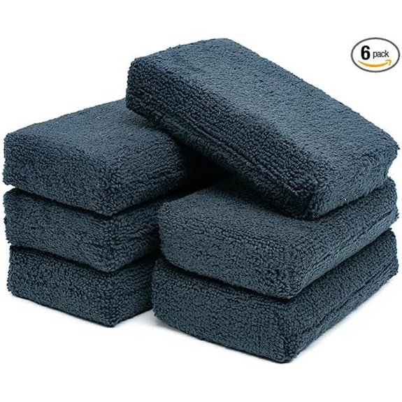 The Rag Company Microfiber Detailing Applicator Sponges (6-Pack)