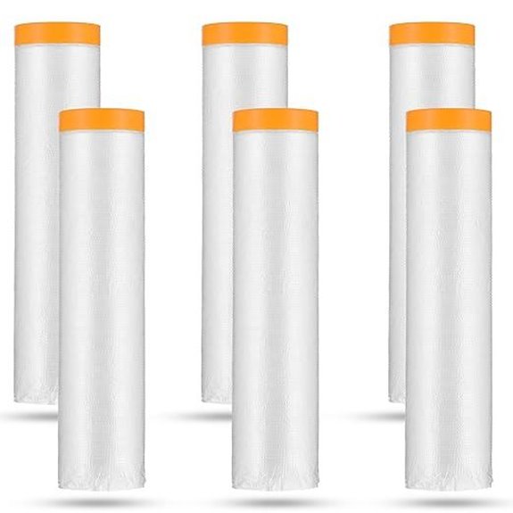 6 Rolls Masking Film for Painting and Auto Protection