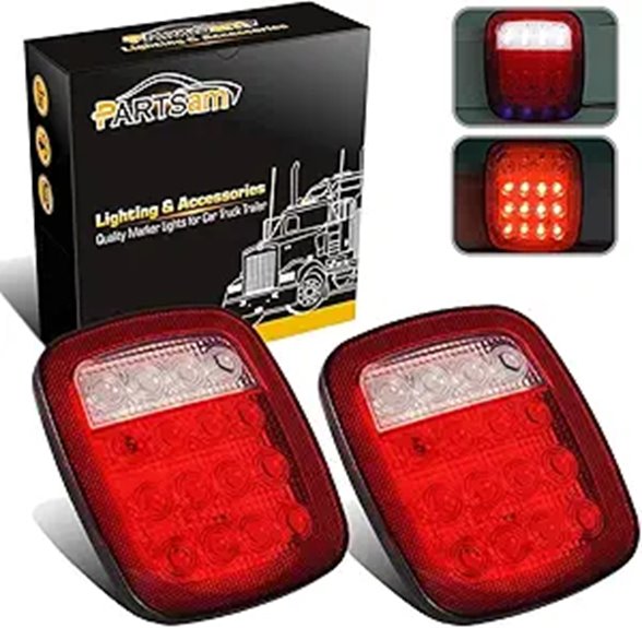 Partsam 16 LED Stop Tail Turn Signal Lights