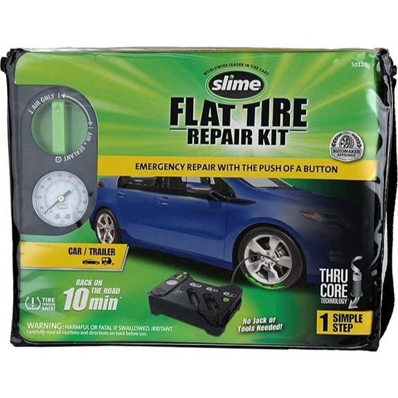 Slime Flat Tire Emergency Kit with Sealant & Pump