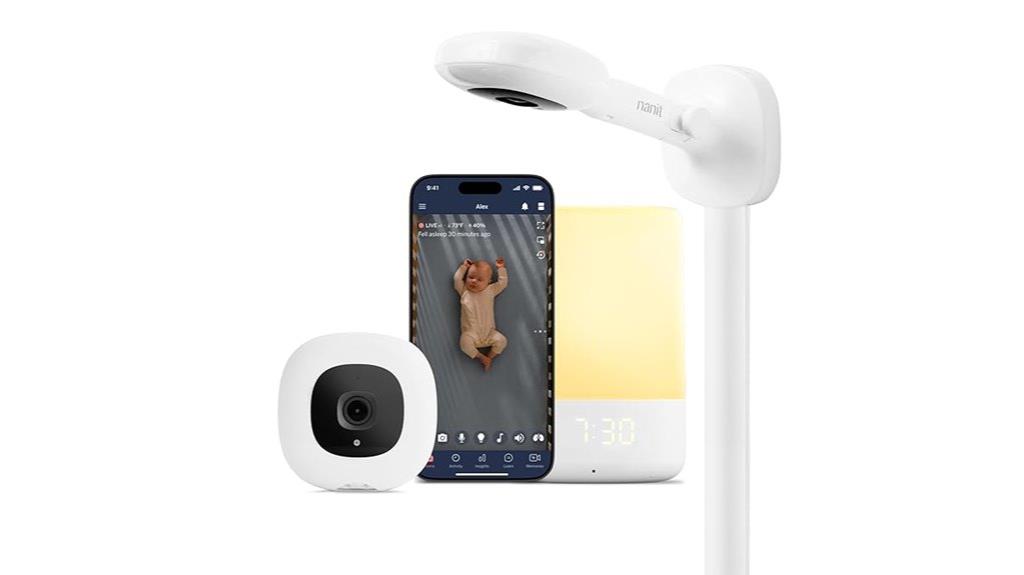 smart baby monitor with mount