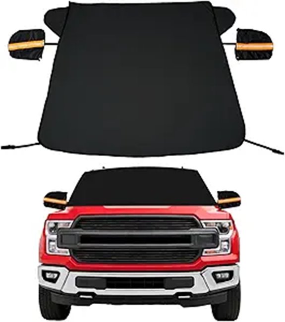 Weatherproof Car Windshield Snow Cover with Mirror Covers