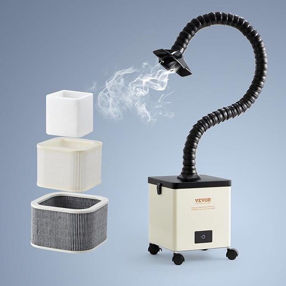 VEVOR Solder Fume Extractor with 3-Stage Filters