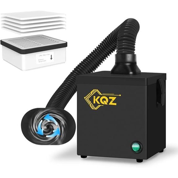 KQZ-B1 Solder Fume Extractor with HEPA Filter