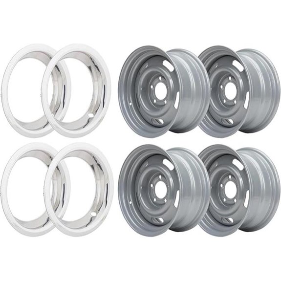 Speedway GM Style Rally Wheel Set with Rings