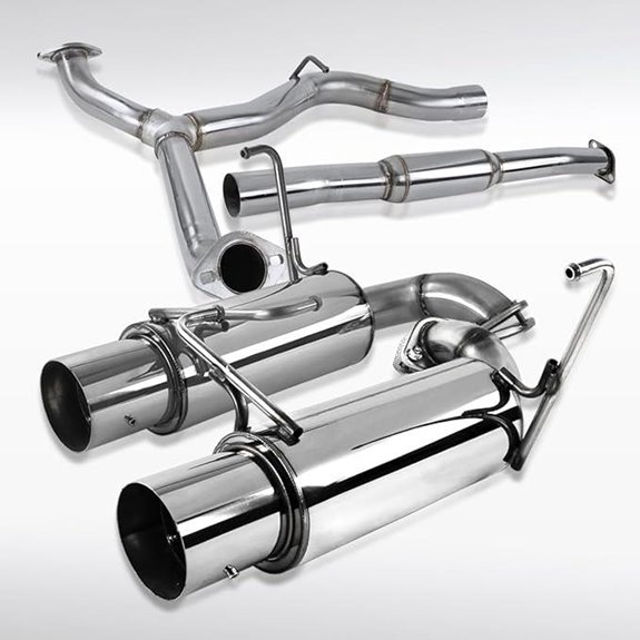 Autozensation Stainless Catback Exhaust for Subaru WRX Sti