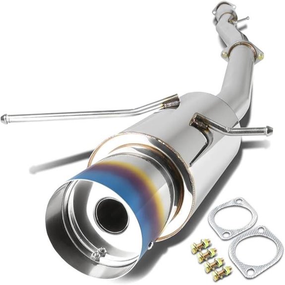 DNA Motoring Stainless Steel Cat Back Exhaust System