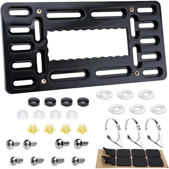 License Plate Bracket with Stainless Steel Screws