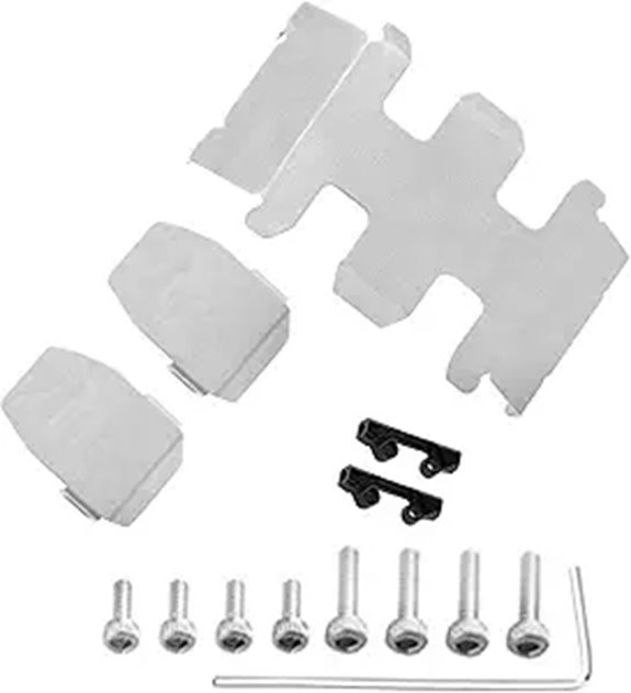 Stainless Steel RC Skid Plate for Axial SCX24