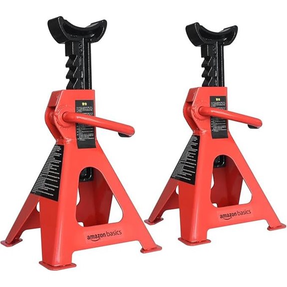 Amazon Basics Steel Jack Stands 3 Ton Capacity 1 Pair