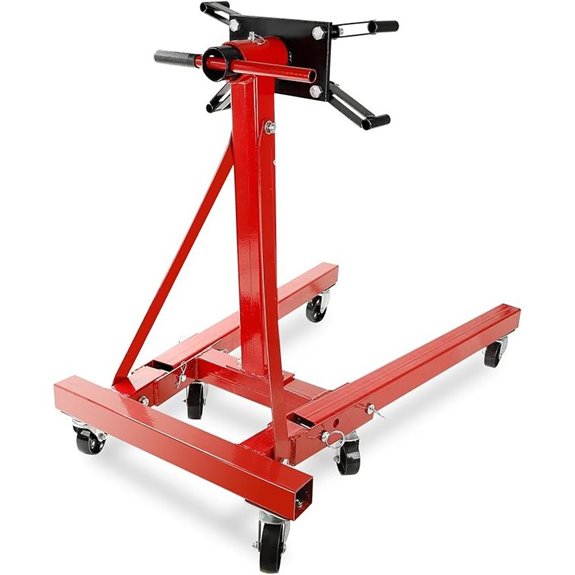 BLACKHORSE-RACING Steel Engine Stand with Rotating Head