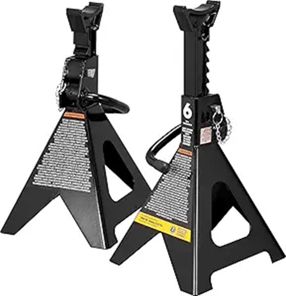 Torin Double Locking Steel Jack Stands 2 Pack