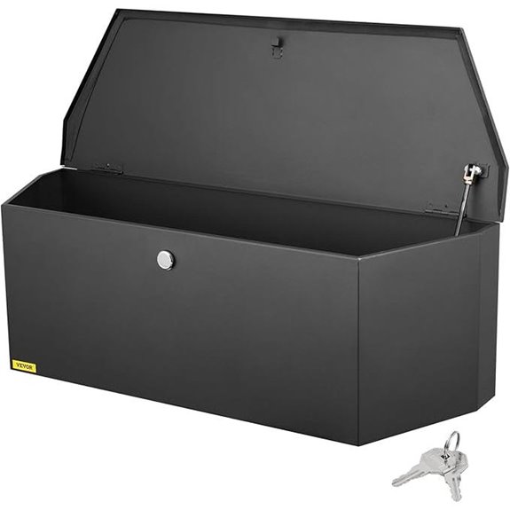 VEVOR Steel Trailer Tongue Box with Lock