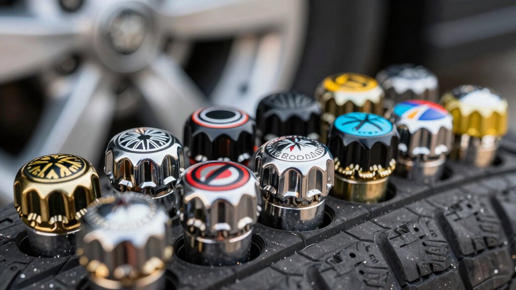 stylish durable valve caps