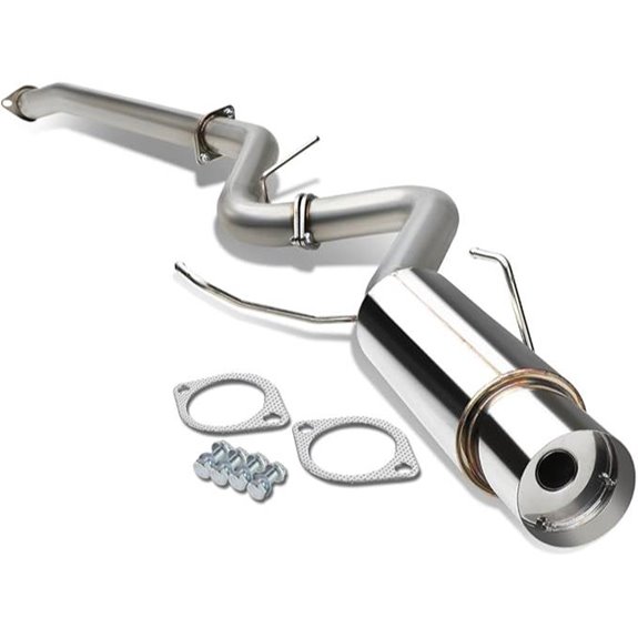 DNA MOTORING Cat Back Exhaust System for Subaru WRX