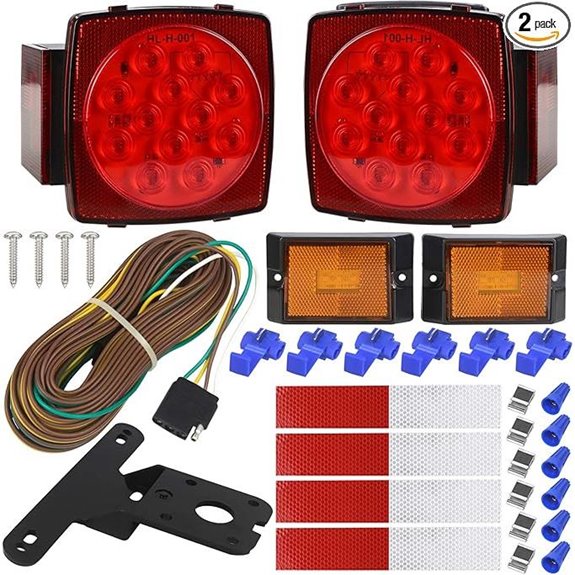 LINKITOM Submersible LED Trailer Light Kit