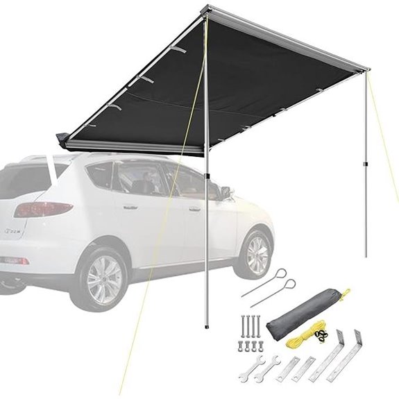 Yescom Retractable Vehicle Awning for SUVs and Trucks