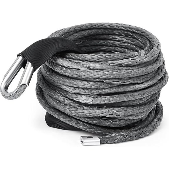 Synthetic Winch Rope 3/8 x 50ft for Off-Road Vehicles
