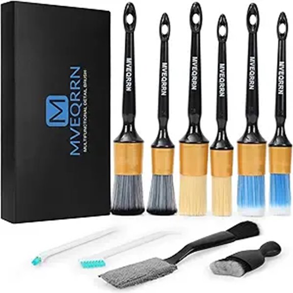 10PCS Car Detailing Brush Set for Interior and Exterior