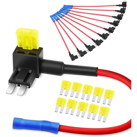 Nilight 10 Pack Micro 2 Fuse Tap Car Add-On Adapters