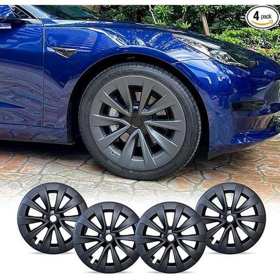 Mayde 19-Inch Tesla Hub Caps Set of 4