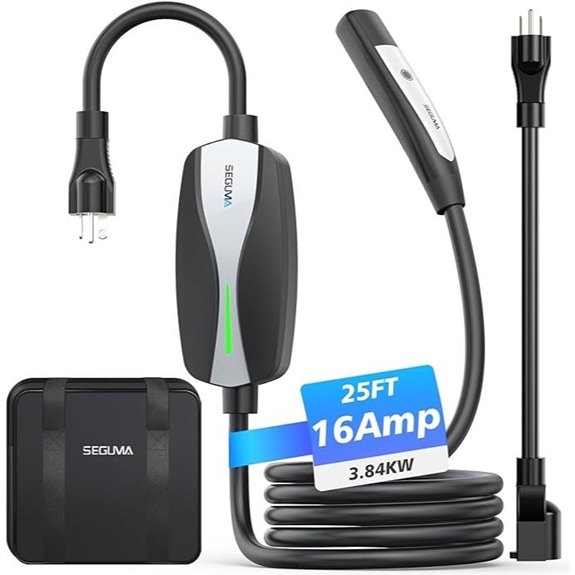 Tesla Level 1/2 Charger Extension Cable (25ft)